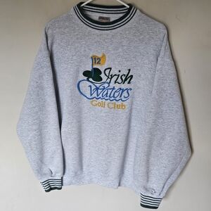 Vintage Oneita Oversized Sweatshirt - Irish Waters Golf Club Wisconsin - Size XL